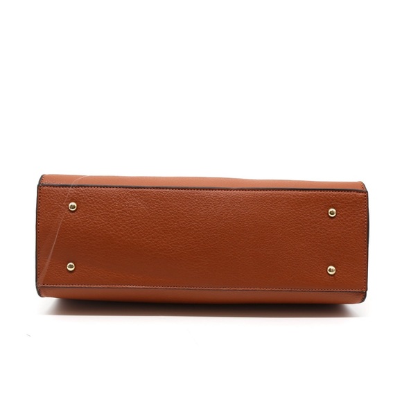 NEW London Fog Shoulder Bag with Silk Ribbon Red Floral Print - Picture 5 of 15